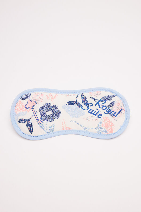 Womensecret Antifaz dormir acolchado patchwork blanco