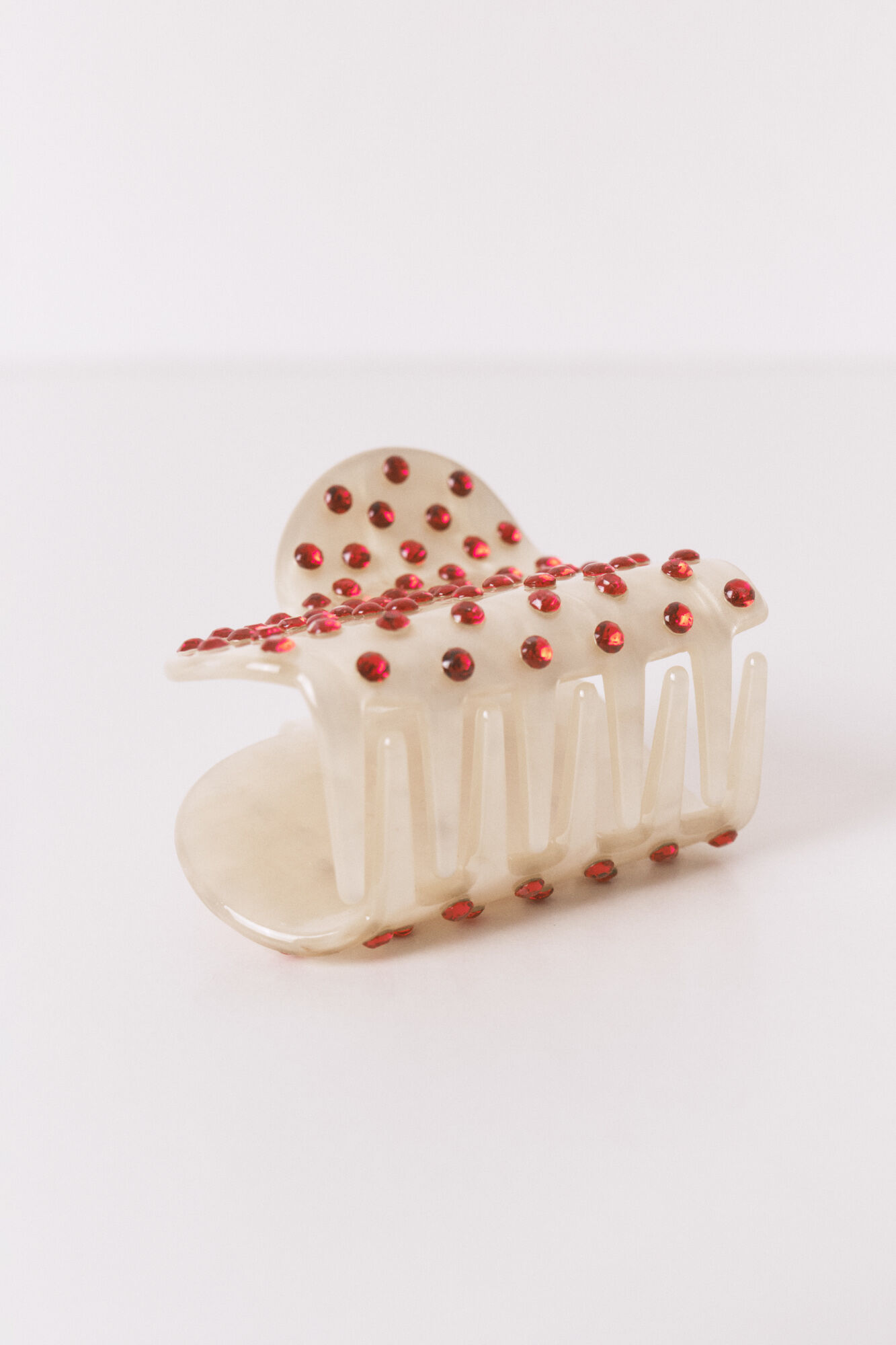 Women'secret Clip de coraz&oacute;n con diamantes de imitaci&oacute;n