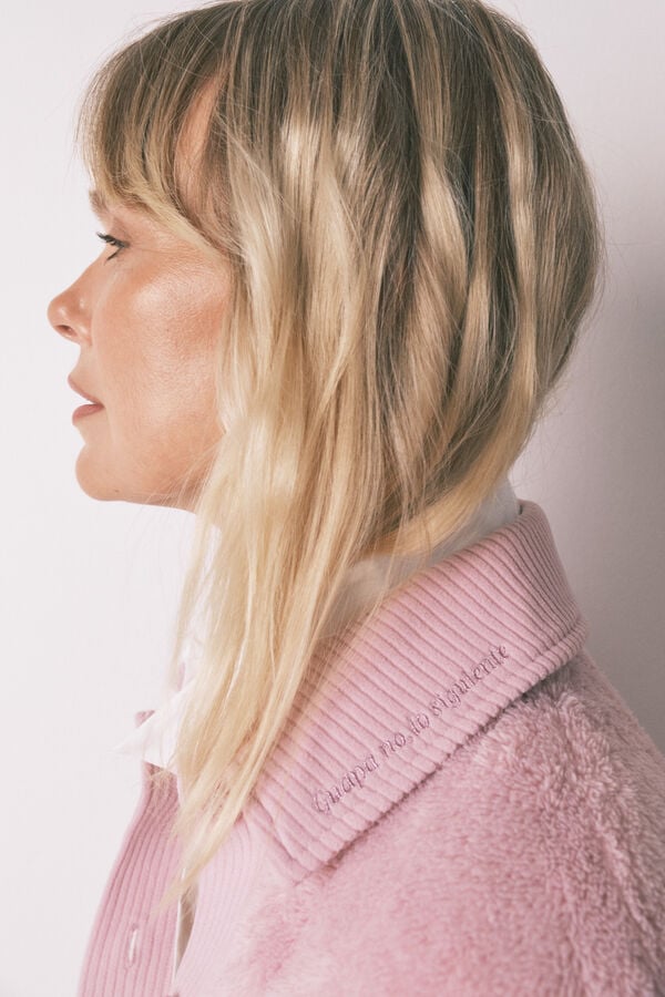 Women'secret Bata rosa esponjosa rosa