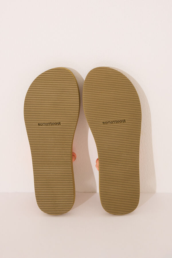 Womensecret Chanclas de cuerda de Lilo & Stitch kaki