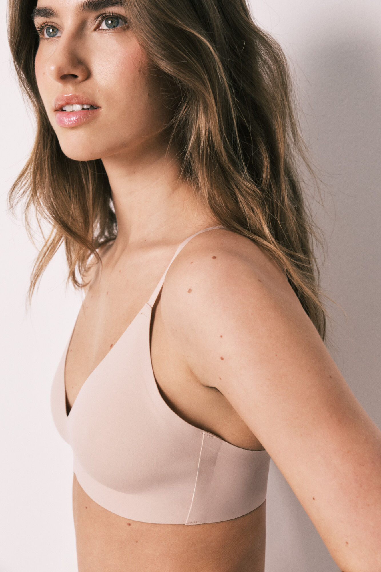 Women'secret NAKED Brasier triangular top nude 