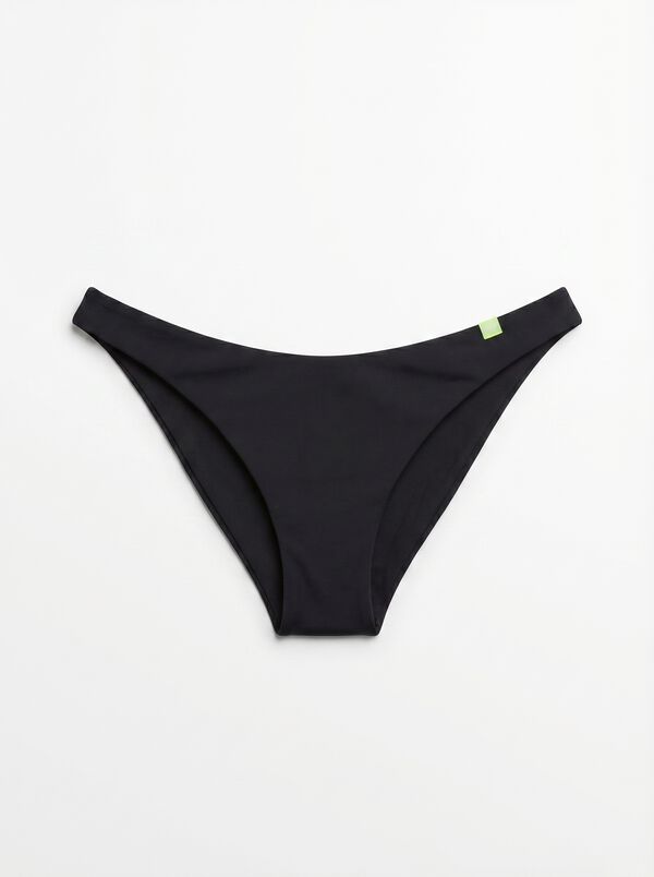 HI&BYE Panty de bikini brasile&ntilde;o negro negro