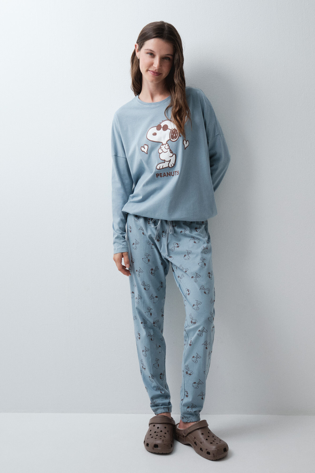 Women'secret Pijama larga Snoopy 3D