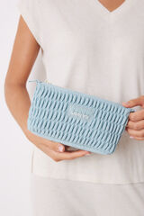 Womensecret Neceser mediano acolchado azul verde