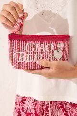 Womensecret Pequeño neceser de Snoopy rojo