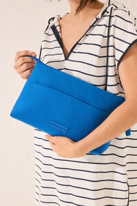Womensecret Neceser de neopreno azul mediano  azul