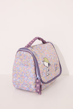 Womensecret Neceser grande de nailon con flores de Snoopy estampado