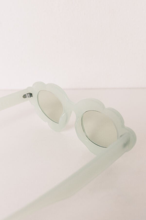 HI&BYE Lentes de sol con funda verde verde