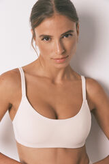 Women'secret Top brasier de algodón rosa rosa