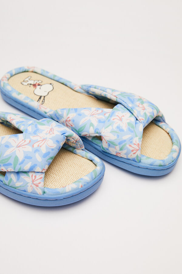 Womensecret Zapatillas casa lazada Snoopy estampado