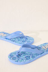 Womensecret Chanclas azules Garfield azul