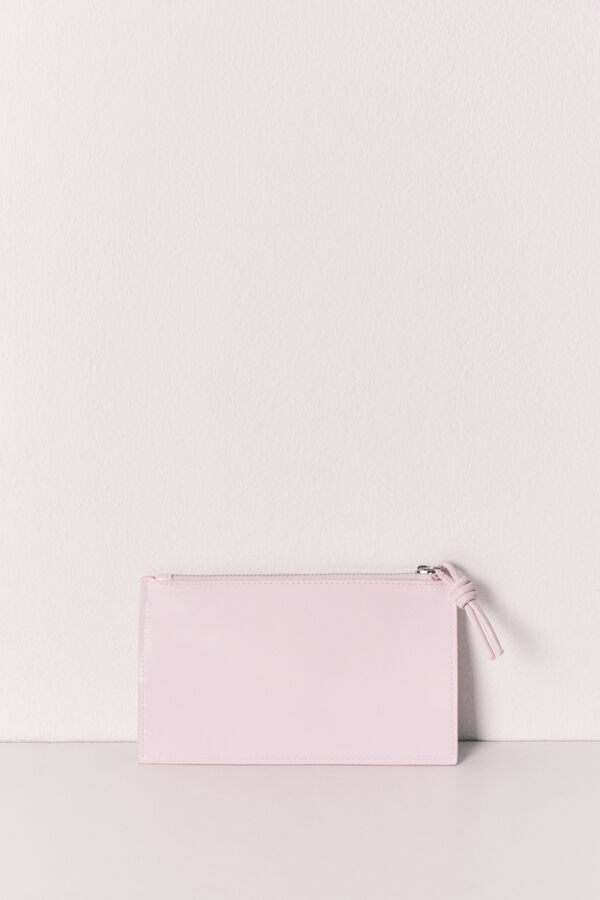 Women'secret Monedero mini de charol rosa rosa