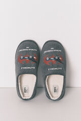 Womensecret Pantuflas para casa grises de Batman gris