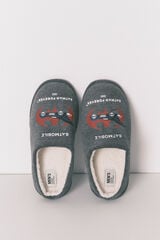 Womensecret Pantuflas para casa grises de Batman gris