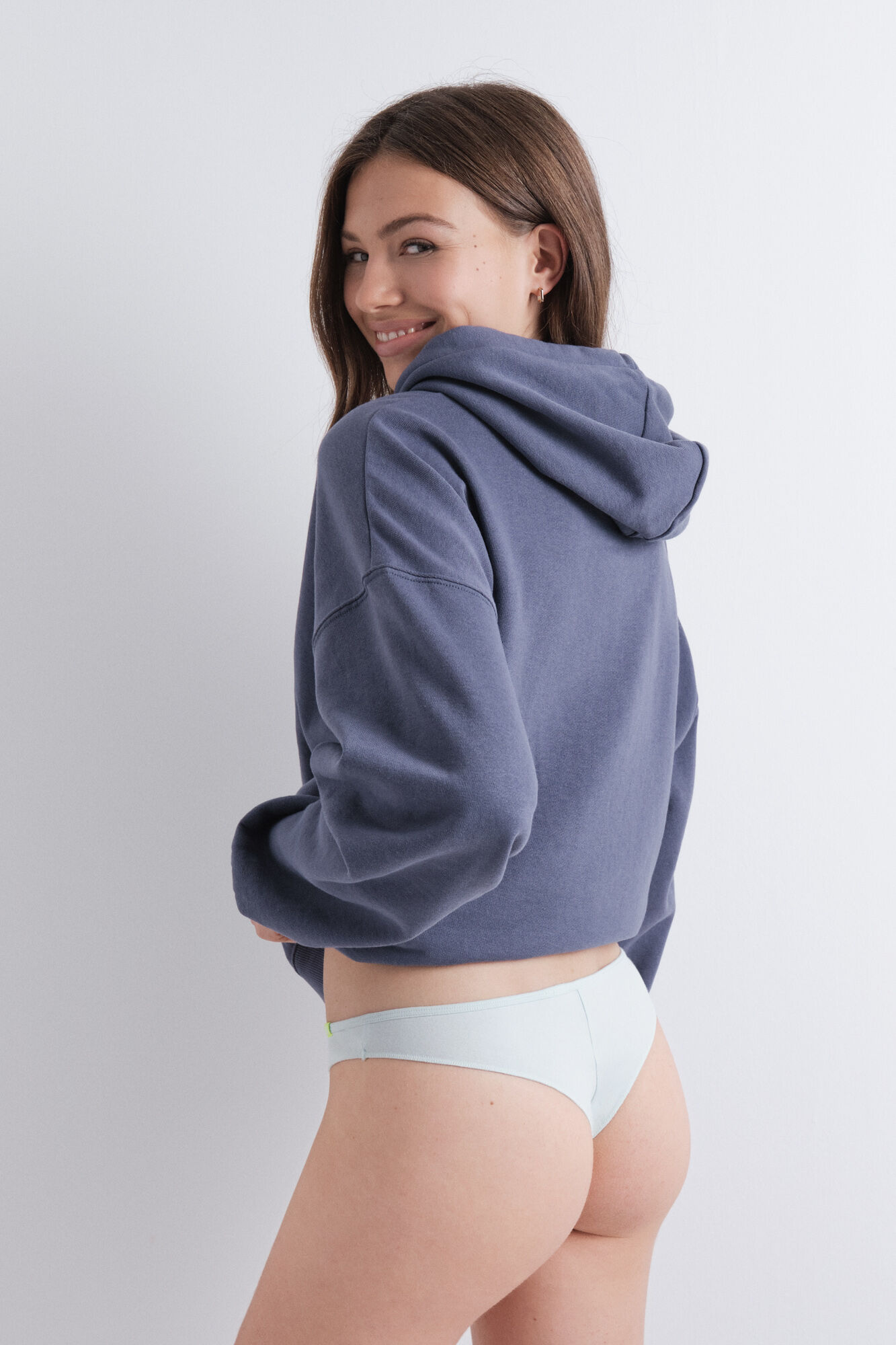 HI&BYE Pack de 3 panties brasile&ntilde;as en color verde, lila y verde oscuro