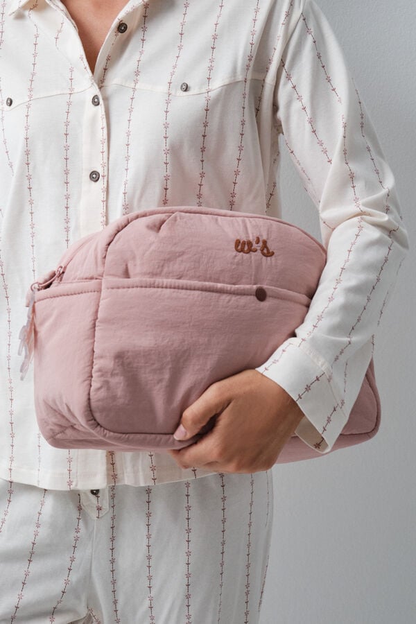 Women'secret Neceser grande acolchado rosa rosa