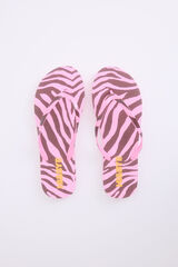 Womensecret Chanclas con estampado de logo en color rosa rosa
