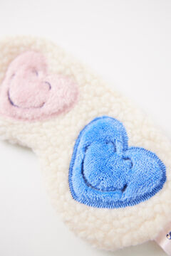 Womensecret Antifaz para dormir borreguito Smiley marfil