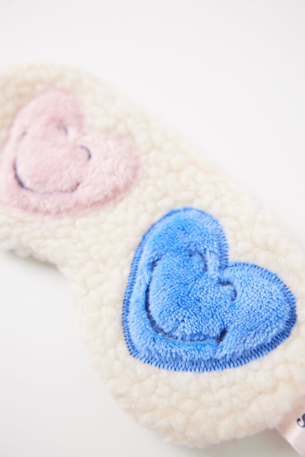 Womensecret Antifaz para dormir borreguito Smiley marfil