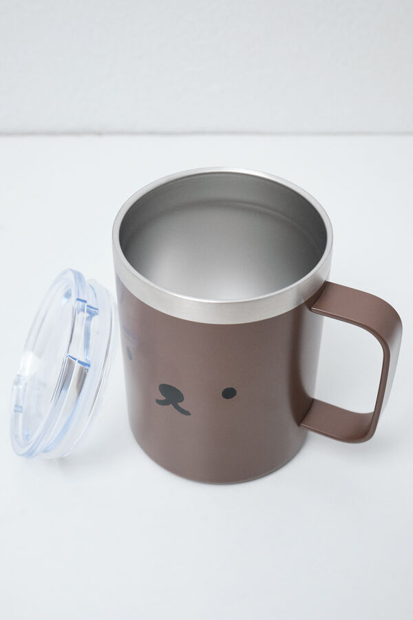 Women'secret Taza de acero inoxidable oso caf&eacute;