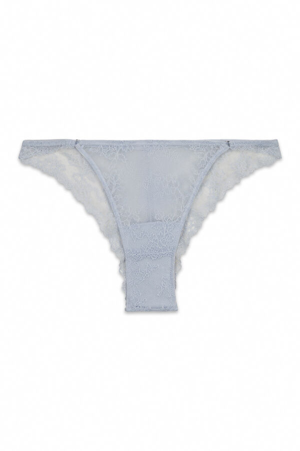 Women'secret Panty brasile&ntilde;o de encaje azul azul