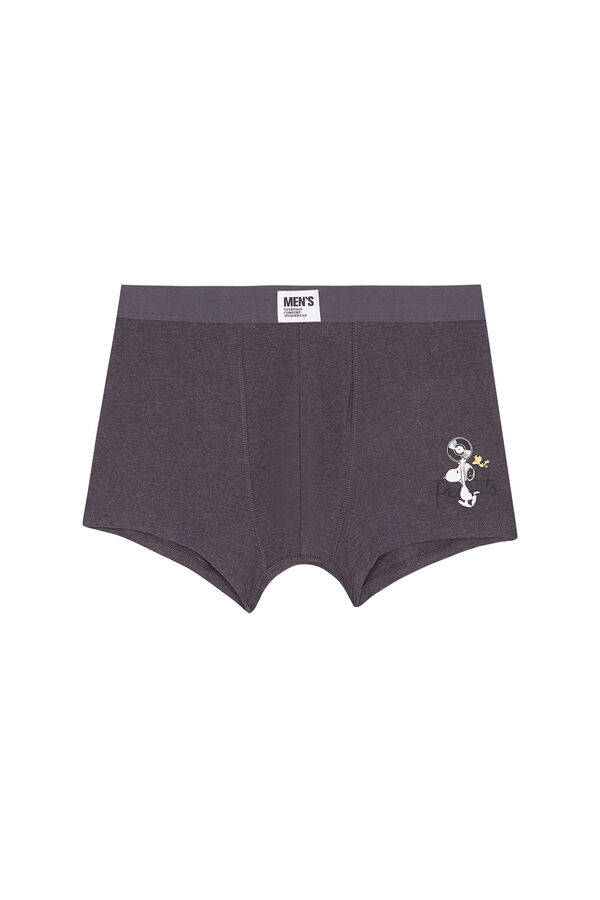 Womensecret Pack 2 calzones bóxer algodón Snoopy gris