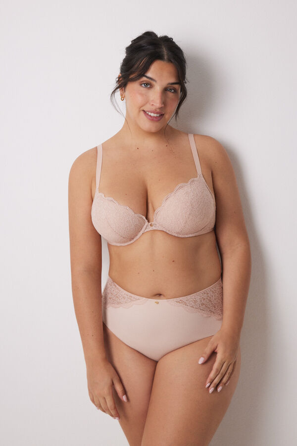 Womensecret GORGEOUS brasier efecto push up rosa rosa
