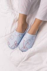 Women'secret Pantuflas de cerezas azules azul