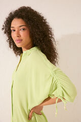 Womensecret Salida de playa bambula verde verde