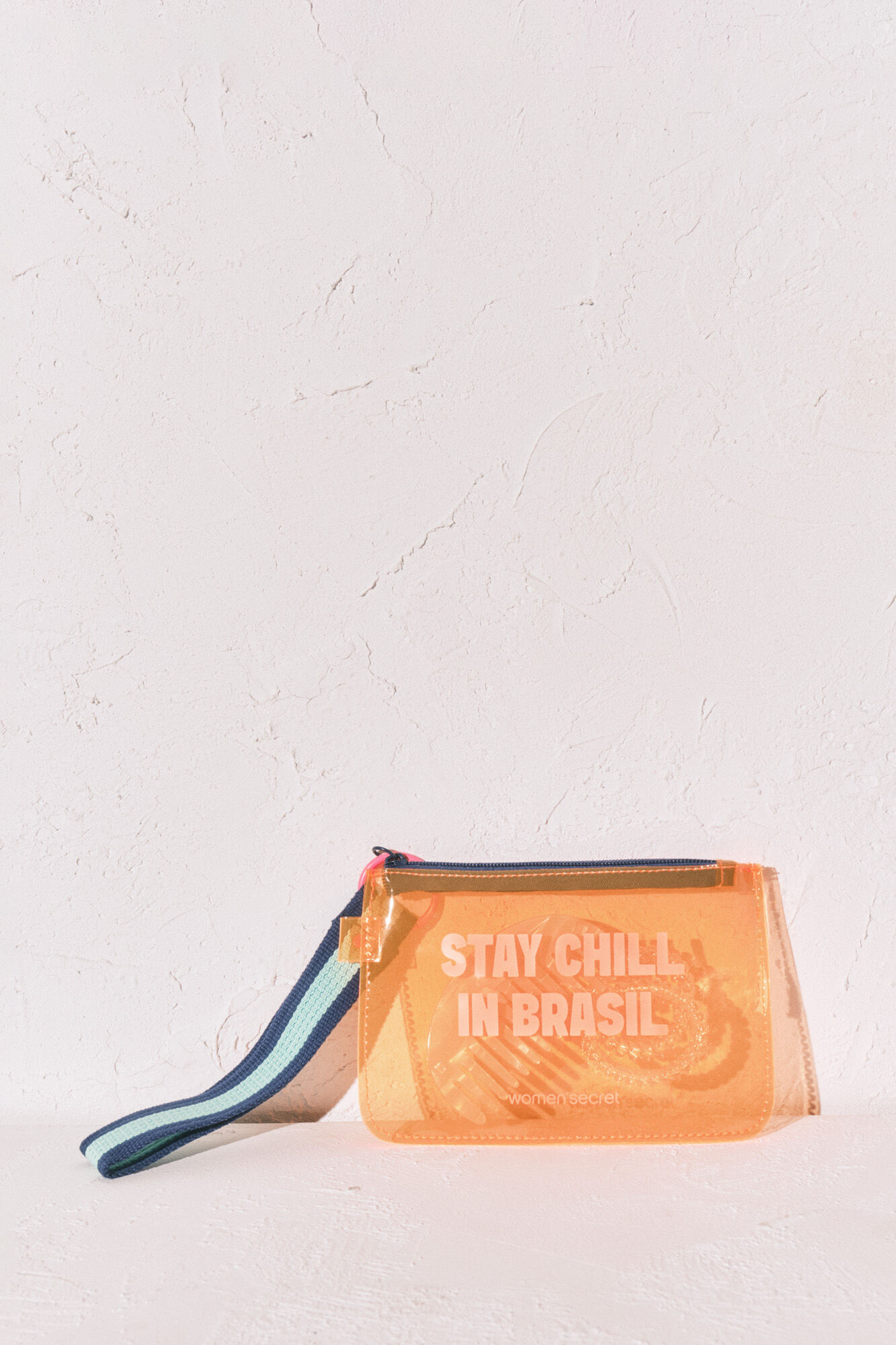 Women'secret Bolsa con cierre naranja