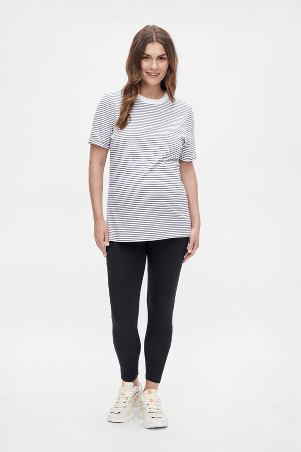 Mamalicious Pack de 2 pantalón legging largos de premamá negro