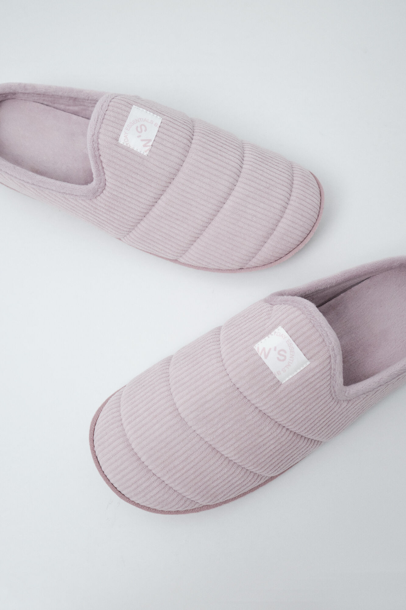 Women'secret Zapatillas de casa de suela acolchada rosa