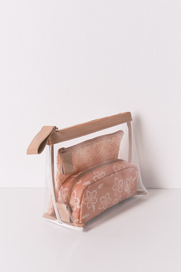 Women'secret Pack de 3 neceseres estampados multicolor estampado