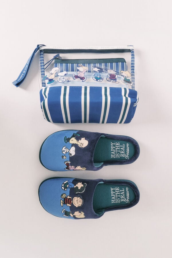 Women'secret Pack 3 neceseres Snoopy a rayas estampado