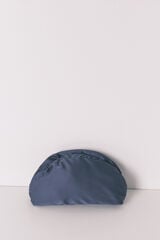 Women'secret Neceser azul sat&eacute;n cierre sobre azul