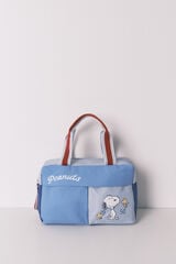 Womensecret Neceser grande con estampado de Snoopy azul estampado