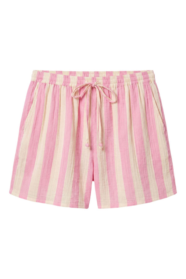 Women'secret Short de rayas rosa rosa
