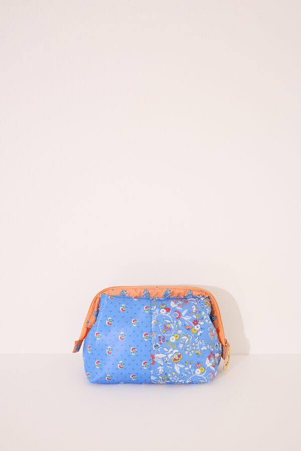 Womensecret Neceser mediano de patchwork Smiley azul