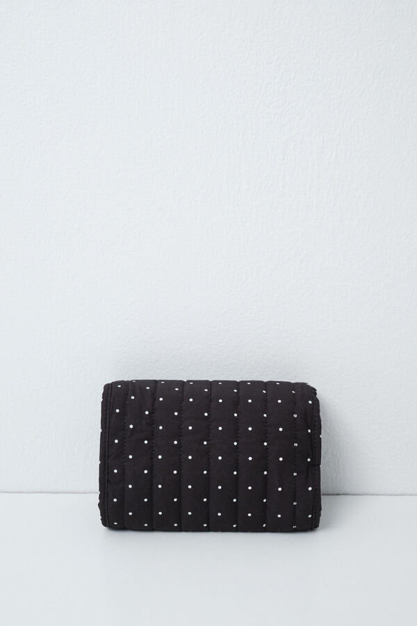 Women'secret Pack neceser cartera negra de puntos negro