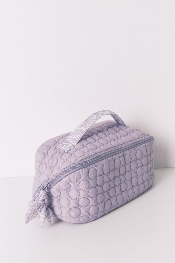 Womensecret Acolchado mediano de neceser lila morado/lila