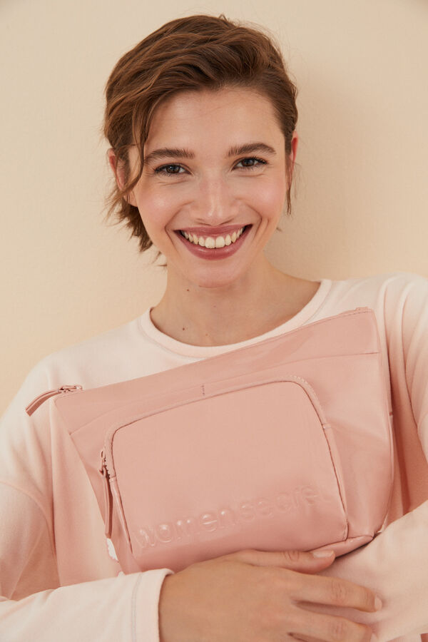 Womensecret Neceser mediano logo rosa rosa