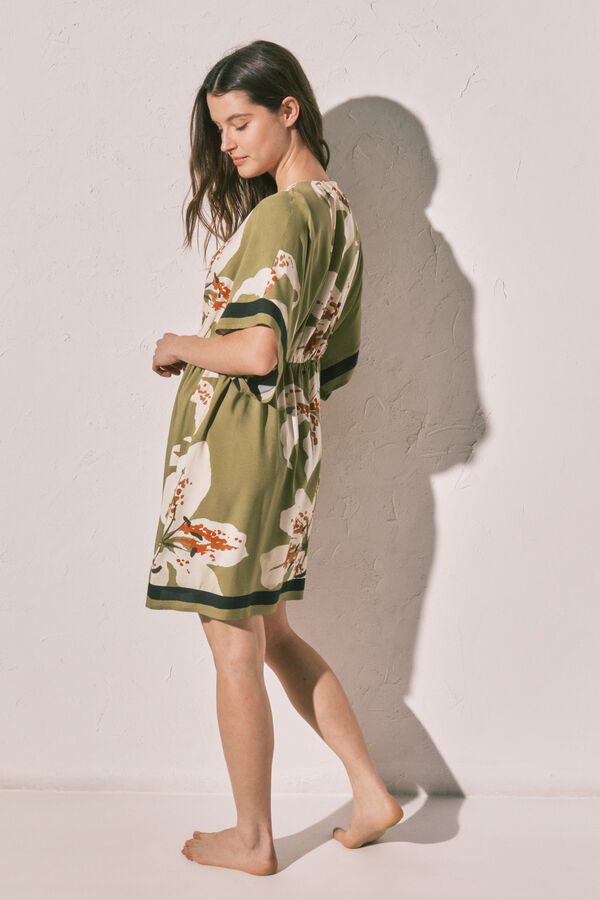 Women'secret Playera de dormir corta estampada estampado