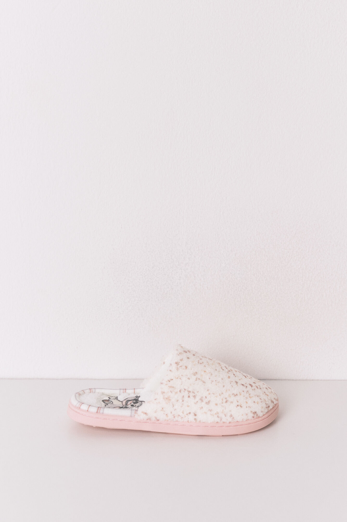 Women'secret Pantuflas borreguito rosa Stitch