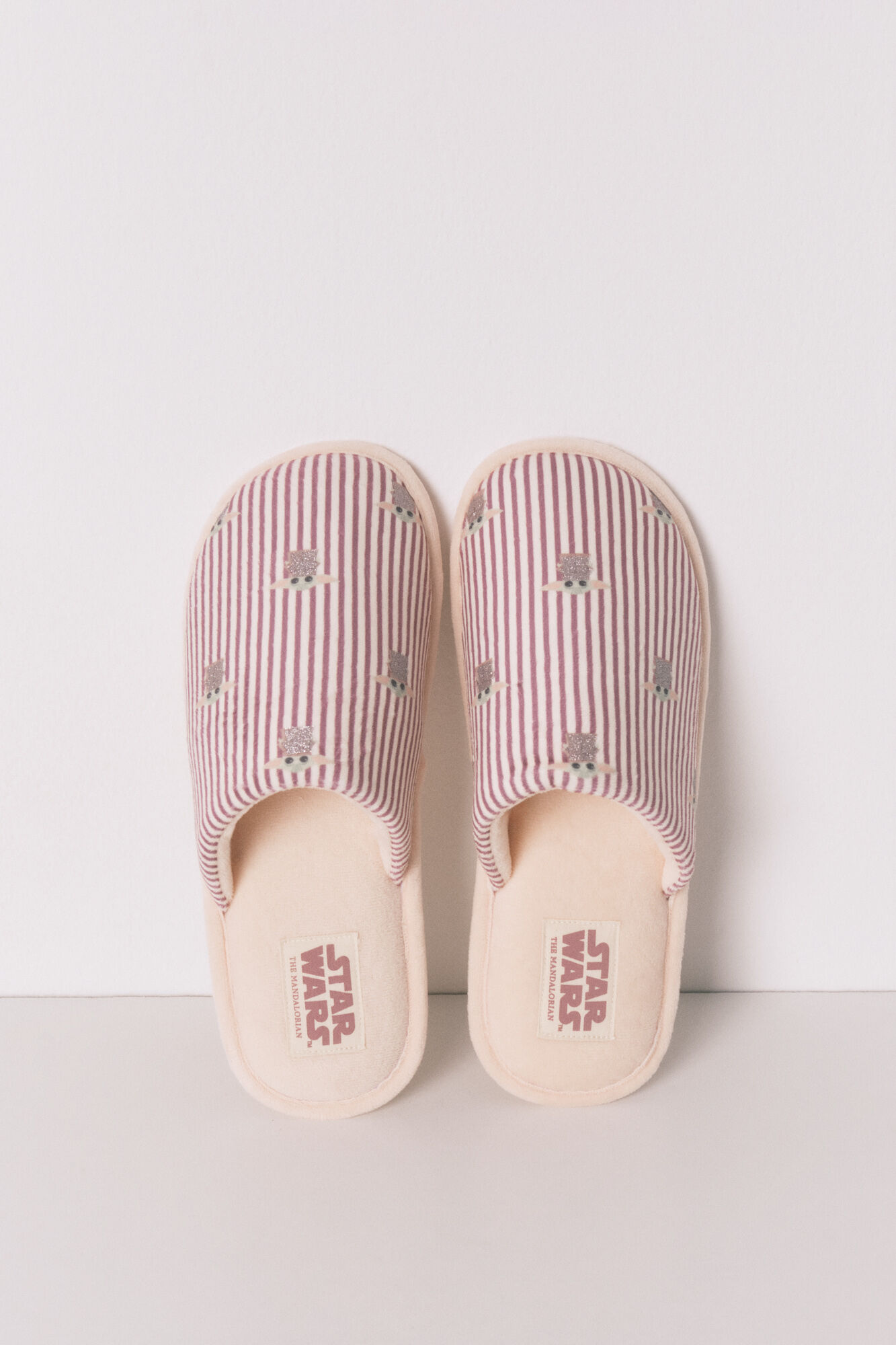 Women'secret Pantuflas Grogu de rayas