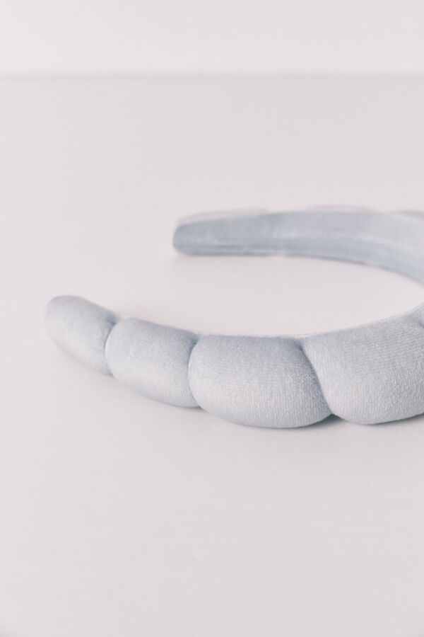 Women'secret Diadema de acolchado azul azul