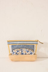 Womensecret Pack de 3 neceseres con estampado de flores estampado