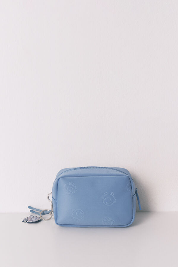 Women'secret Neceser de neopreno con estampado azul mediano de Mr. Men azul