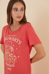 Womensecret Camisón 100% algodón Harry Potter rosa