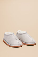 Womensecret Pantuflas casa bota gris gris