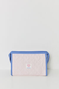 Womensecret Neceser mediano acolchado corazones Smiley azul